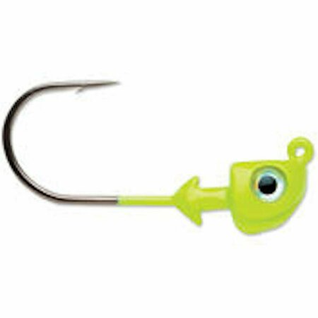 GREEN ARROW EQUIPMENT 0.06 oz Darter Jig Head, Chartreuse, 4PK GR2984680